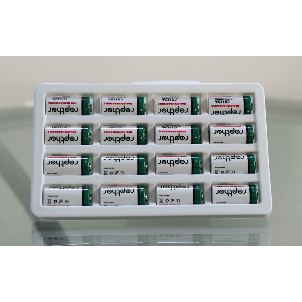 Rapthor CR123A 3V Lithium Batteries 16 Pack 1650mAh 3 Volt High Power CR123